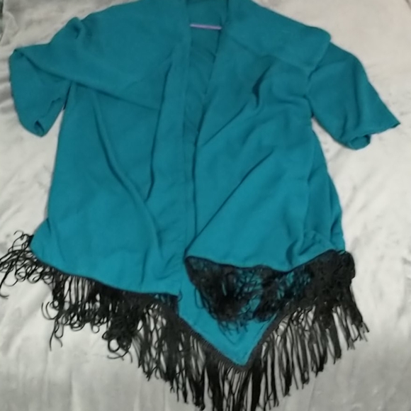Teal cardigan - Picture 3 of 3